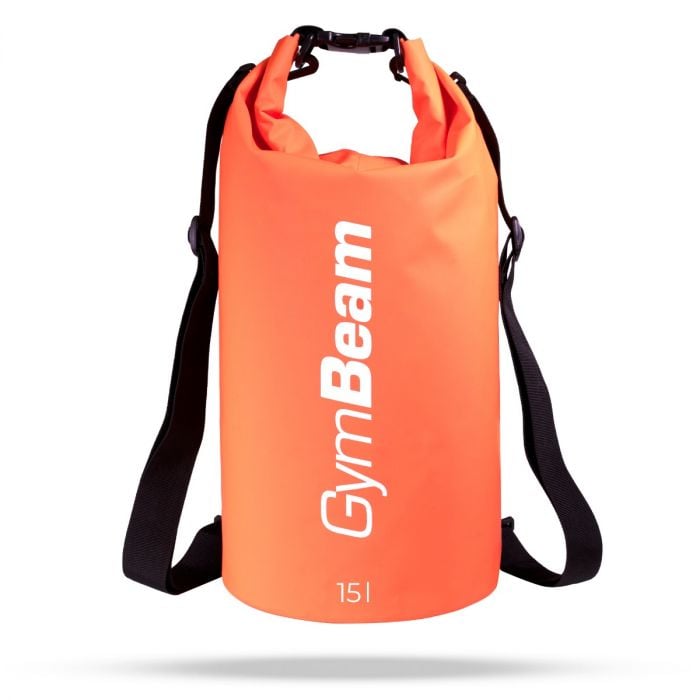 GymBeam Vodeodolný batoh Dry Bag Orange 15 l