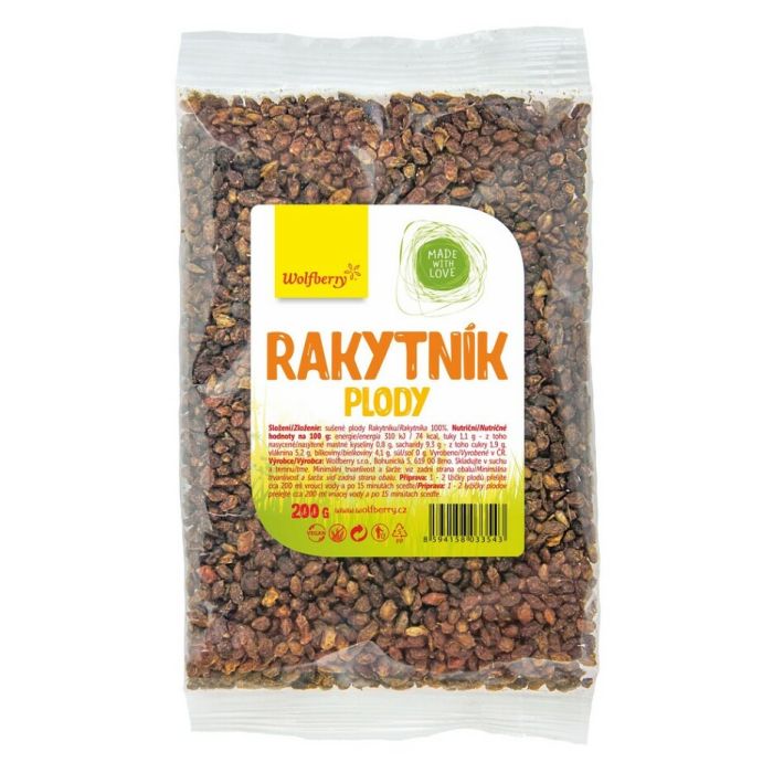 Wolfberry Rakytník plody 200 g Wolfberry Rakytník plody 200 g