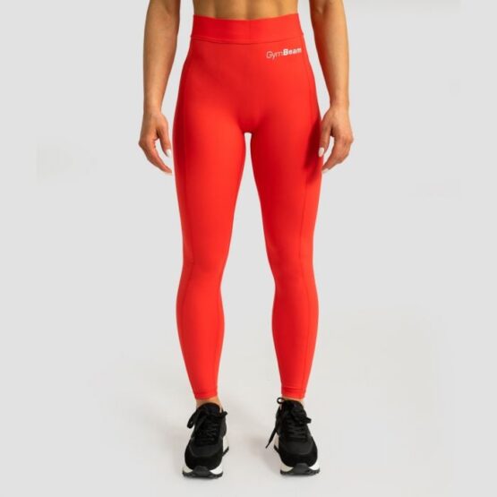 GymBeam Dámske legíny Limitless Hot Red  MM