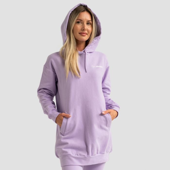 GymBeam Dámska Longline mikina Limitless Lavender XXLXXL GymBeam Dámska Longline mikina Limitless Lavender XXLXXL