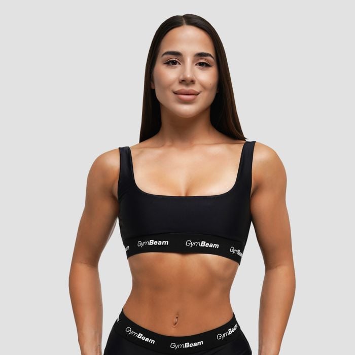 GymBeam Vrchný diel plaviek Sporty Black  XSXS GymBeam Vrchný diel plaviek Sporty Black  XSXS