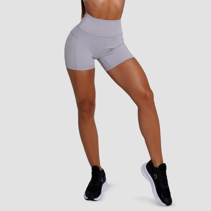 GymBeam Dámske šortky FIT Mist Grey XSXS GymBeam Dámske šortky FIT Mist Grey XSXS