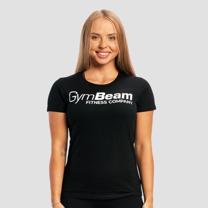 GymBeam Dámske tričko Fitness Black XXL GymBeam Dámske tričko Fitness Black XXL