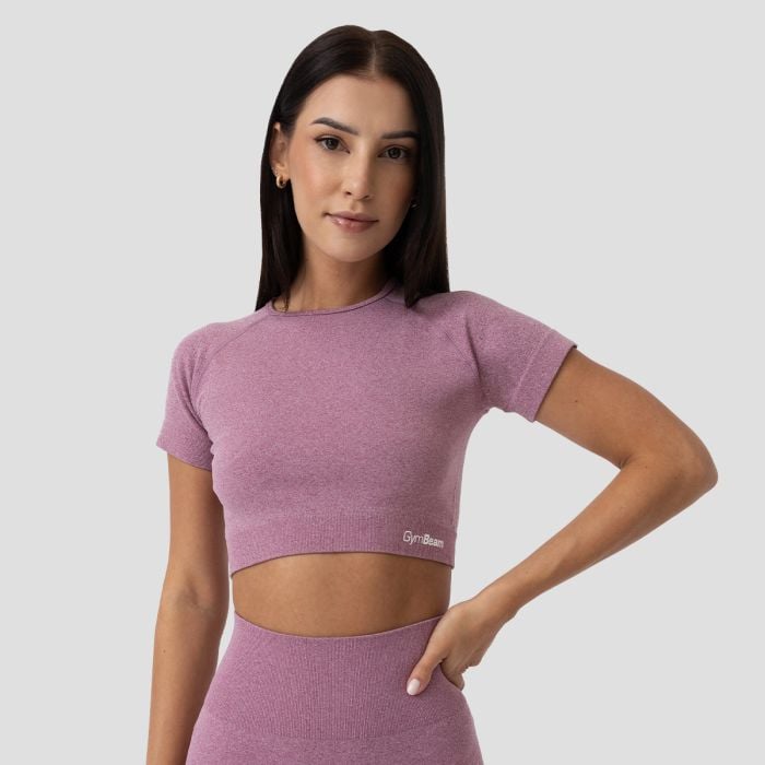 GymBeam Dámske tričko FLO Crop-Top Violet XLXL GymBeam Dámske tričko FLO Crop-Top Violet XLXL