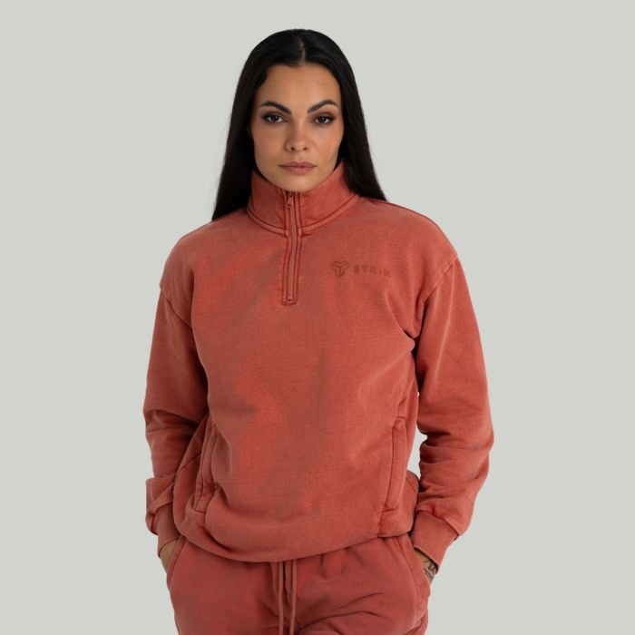 STRIX Dámska mikina Washed Terra XS STRIX Dámska mikina Washed Terra XS
