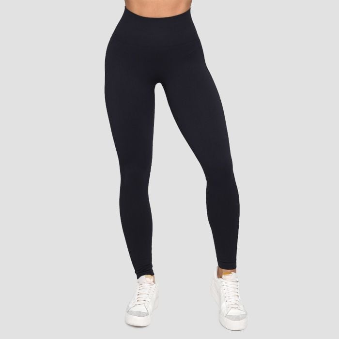 GymBeam Dámske bezšvové legíny Lift Black  S