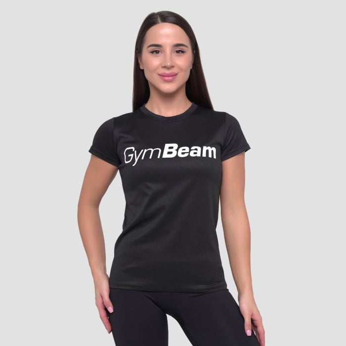 GymBeam Dámske Tričko Mesh Essence Black M GymBeam Dámske Tričko Mesh Essence Black M