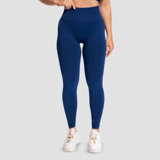 GymBeam Dámske bezšvové legíny Sculpt Navy  S