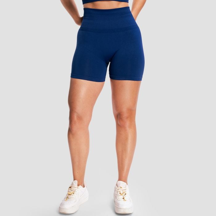 GymBeam Dámske bezšvové šortky Sculpt Navy L GymBeam Dámske bezšvové šortky Sculpt Navy L