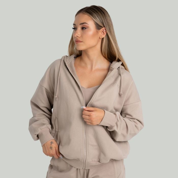 STRIX Dámska mikina Zip Taupe XL STRIX Dámska mikina Zip Taupe XL