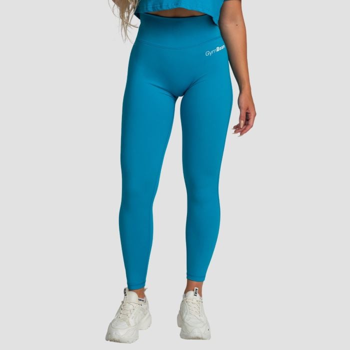 GymBeam Dámske legíny High-waist Limitless Aquamarine  XSXS