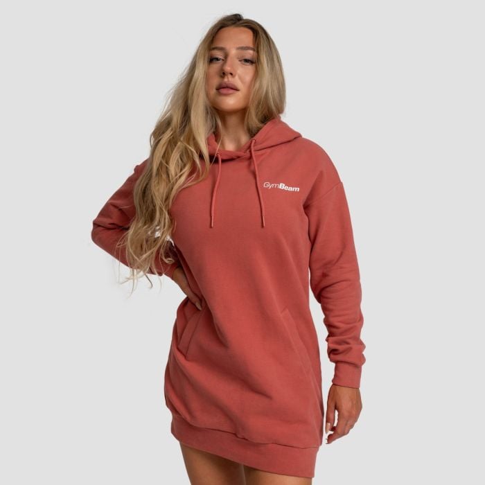 GymBeam Dámska longline mikina Limitless Cinnamon XLXL GymBeam Dámska longline mikina Limitless Cinnamon XLXL
