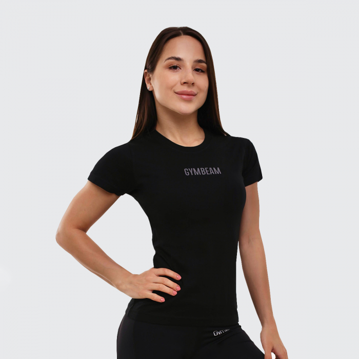 GymBeam Dámske tričko FIT Black XL GymBeam Dámske tričko FIT Black XL