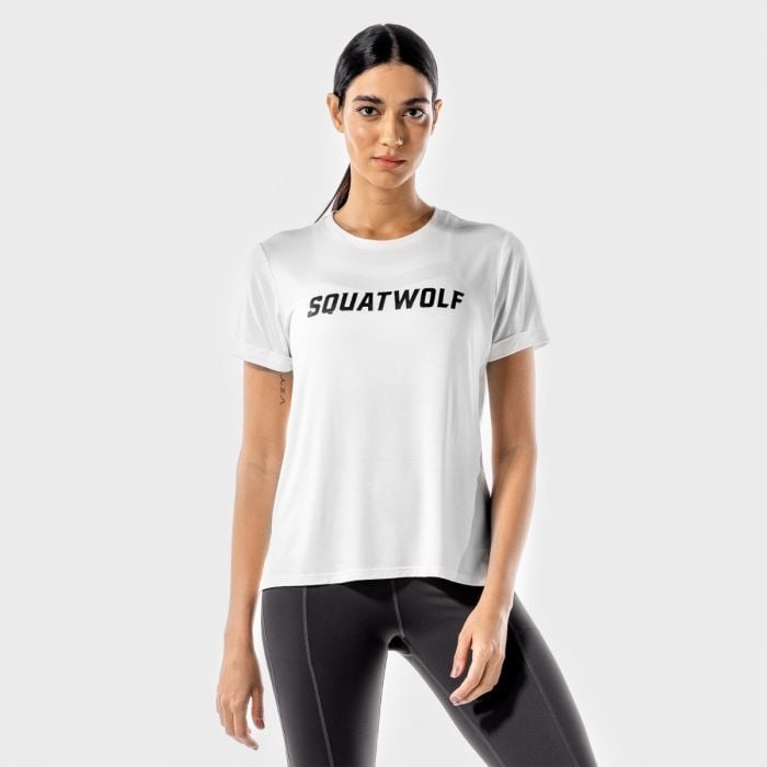 SQUATWOLF Dámske tričko Iconic White L SQUATWOLF Dámske tričko Iconic White L