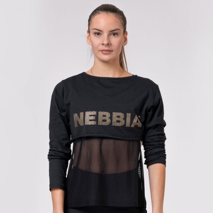 Nebbia Intense Mesh tričko 805 čierne XS Nebbia Intense Mesh tričko 805 čierne XS