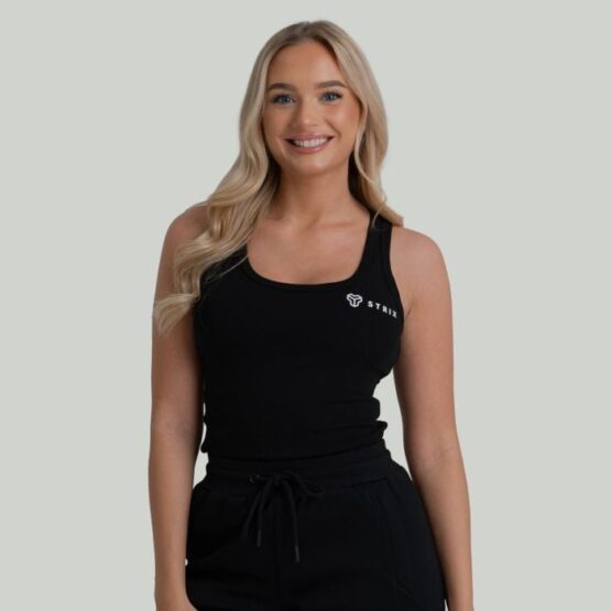 STRIX Dámske tielko Ribbed Black  XL
