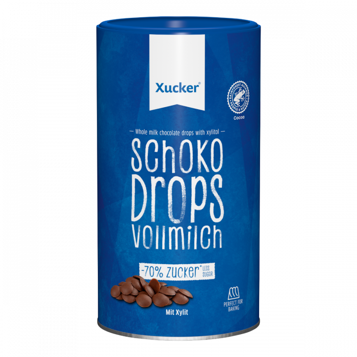 Xucker Whole milk chocolate drops 750 g