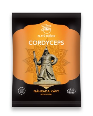 Zlatý dúšok s hubou Cordyceps
