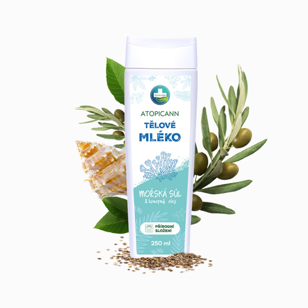 ATOPICANN prírodné telové mlieko pre citlivú pokožku - 250 ml - Annabis