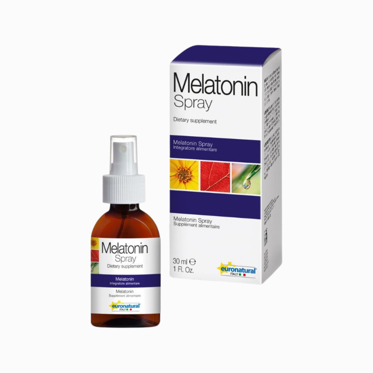 Melatonín spray - doplnok výživy - 30 ml - Euronatural