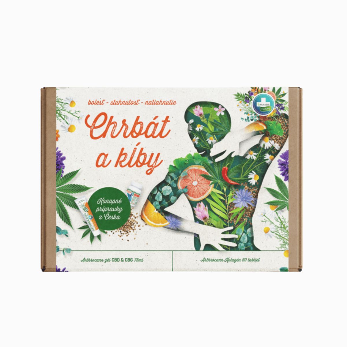 Darčekové balenie CHRBÁT A KĹBY - Annabis