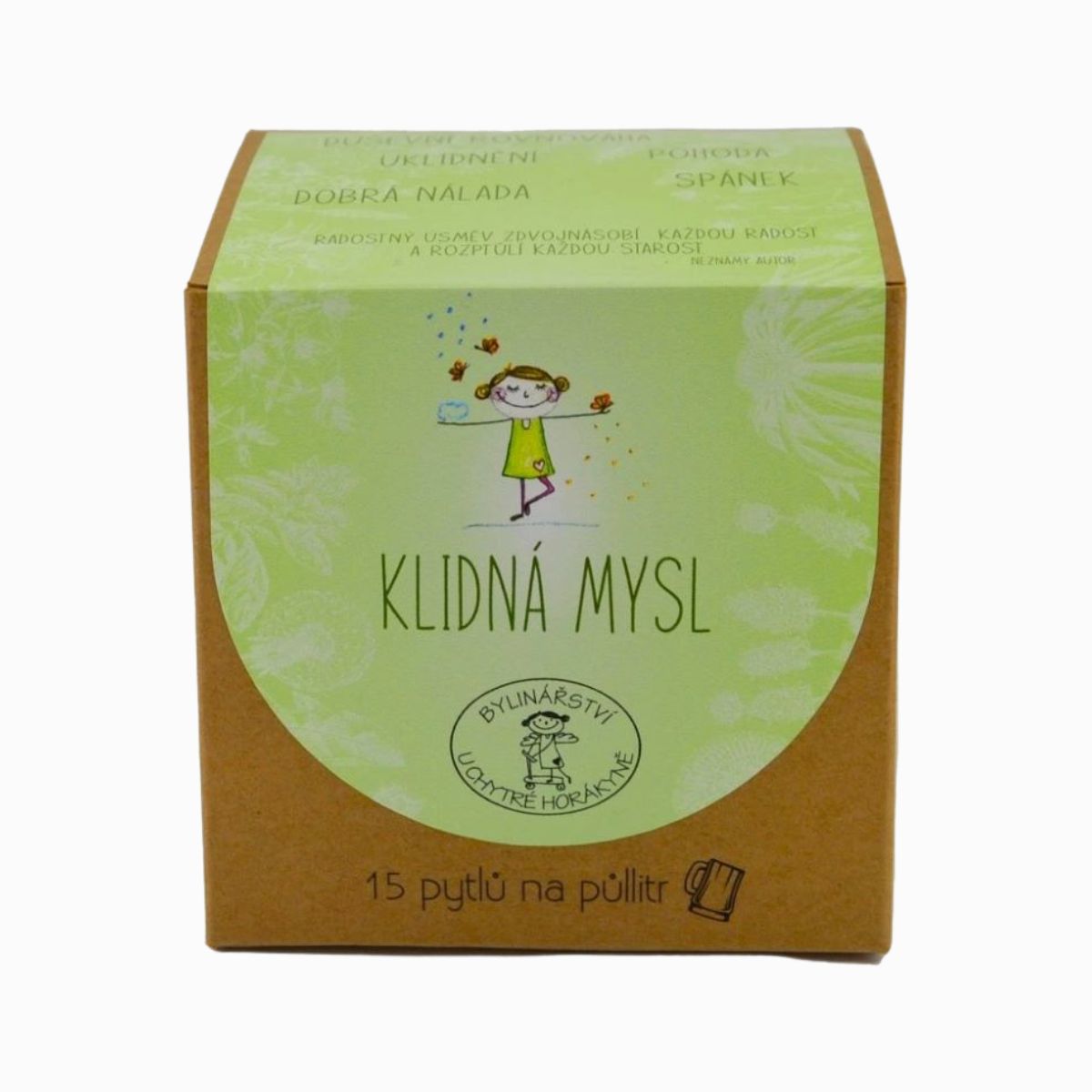 Porcovaný bylinný čaj "Pokojná myseľ"- 45g (15x3g) - Bylinářství U Chytré horákyně