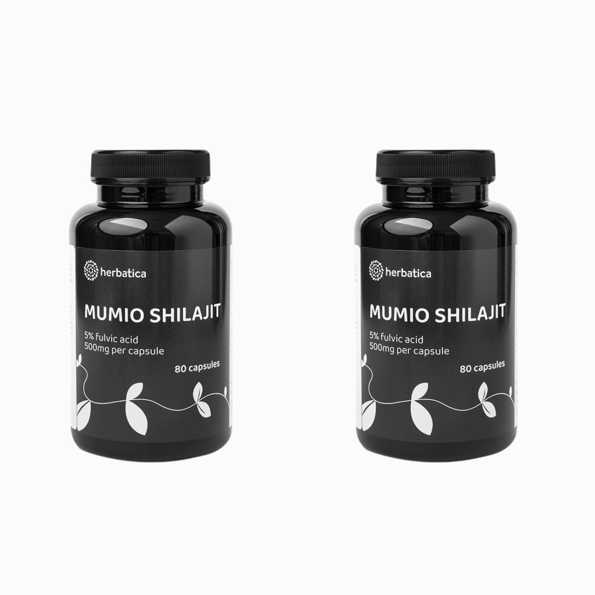 Zvýhodnený set: 2 x Shilajit - očistené mumio premium (500mg) - 80 kapsúl - Herbatica