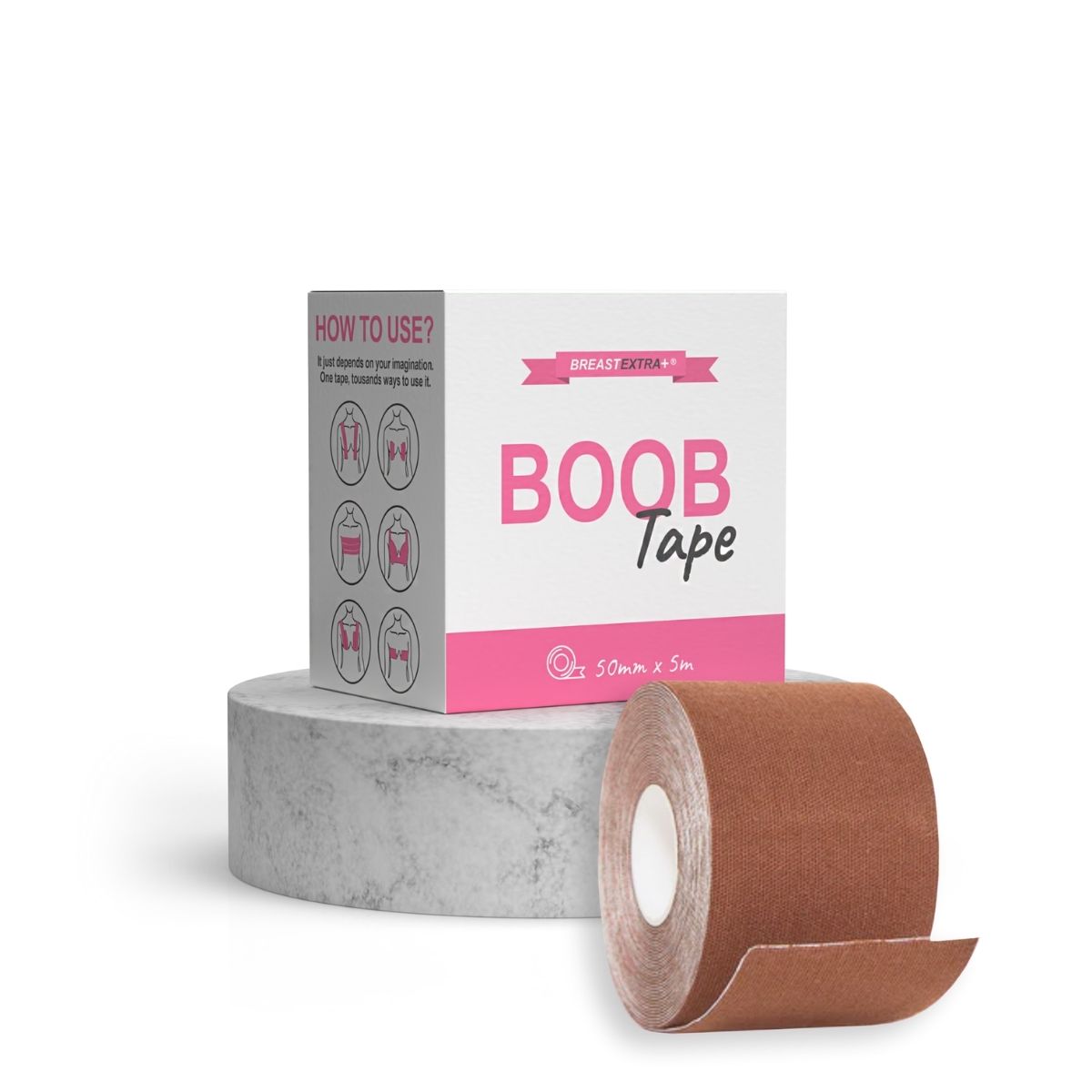 BreastExtra+ BOOB Tape (bronz) - špeciálna lepiaca páska na prsia