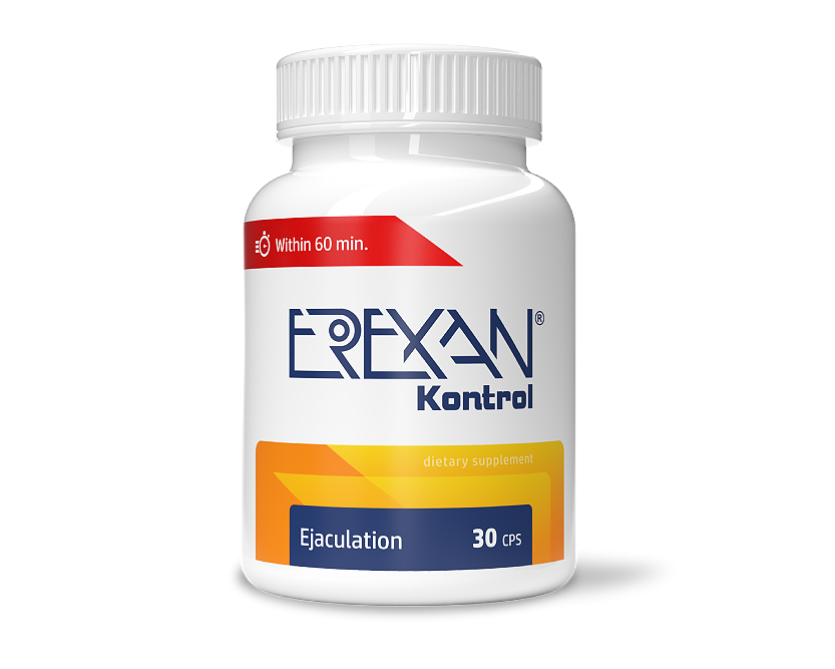 EREXAN Kontrol oddialenie vyvrcholenia pre mužov - 30 kapsúl
