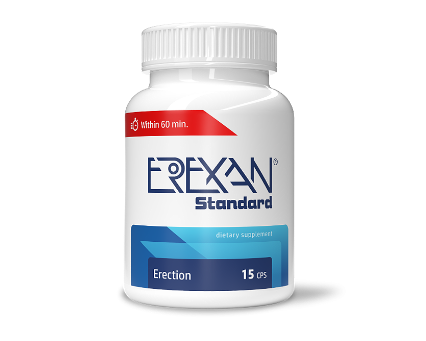 EREXAN Standard pre intímne potreby mužov v každom veku - 15 kapsúl
