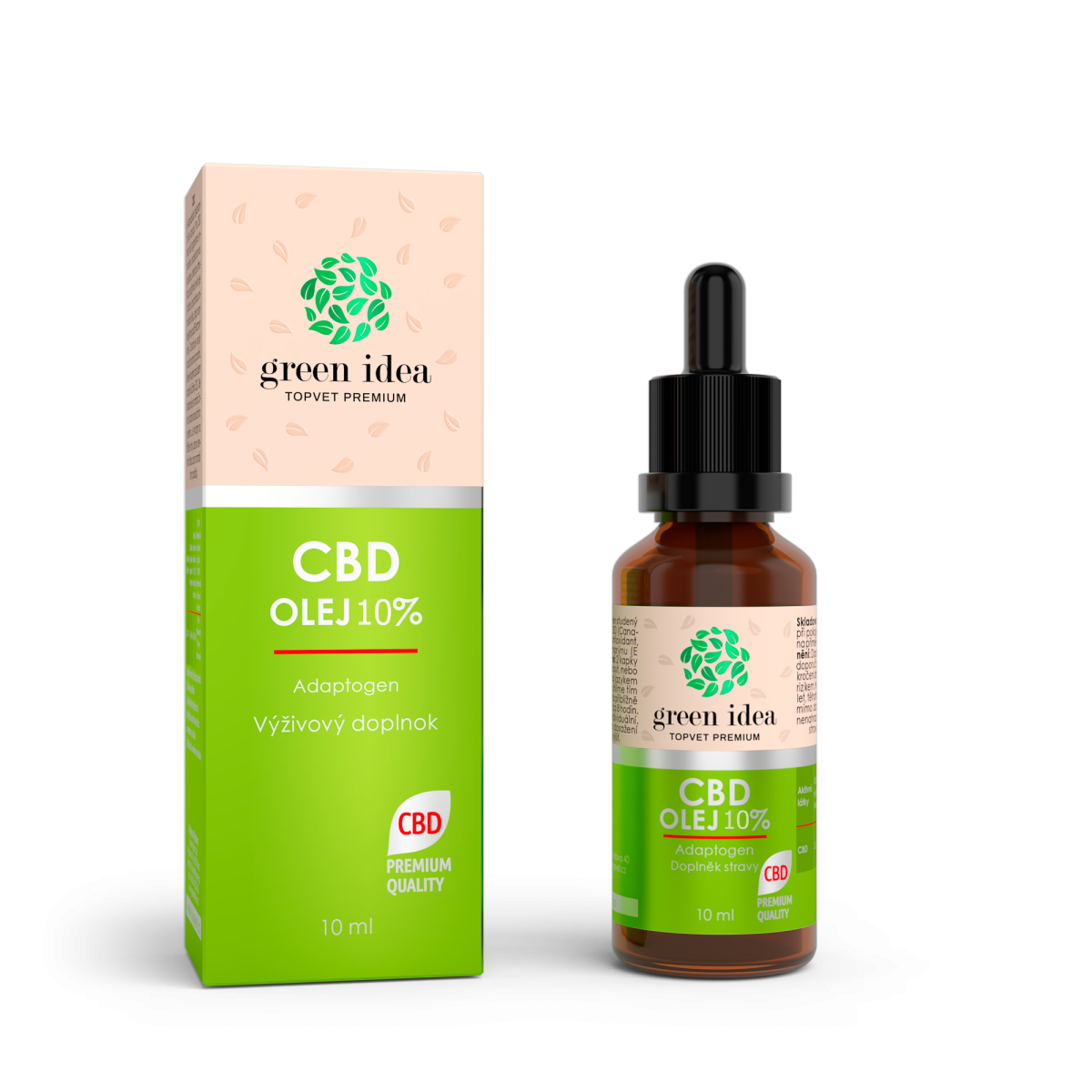 CBD olej 10 % 10 ml - Green idea
