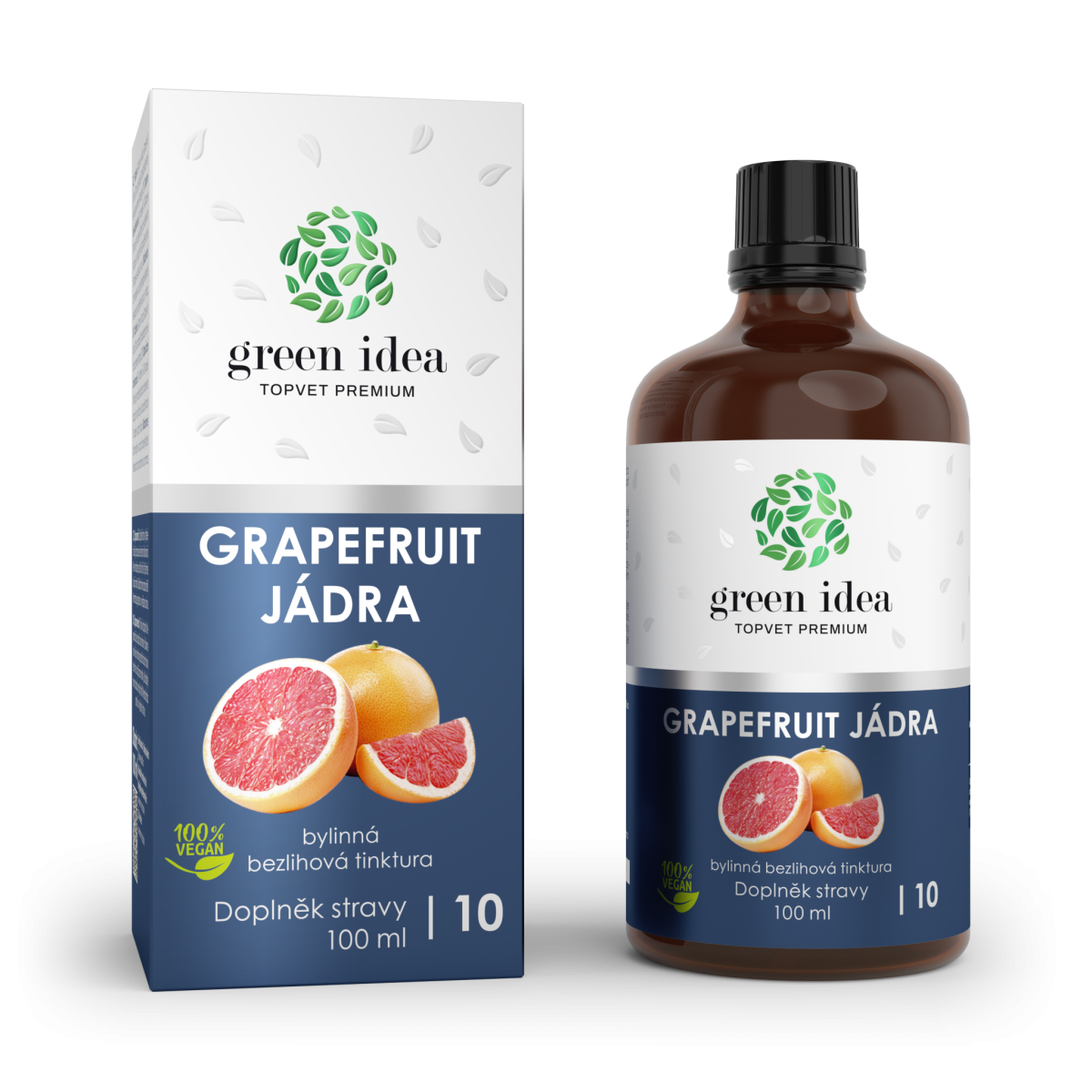 Grapefruitové jadierka - bezliehová tinktúra 100 ml - Green idea