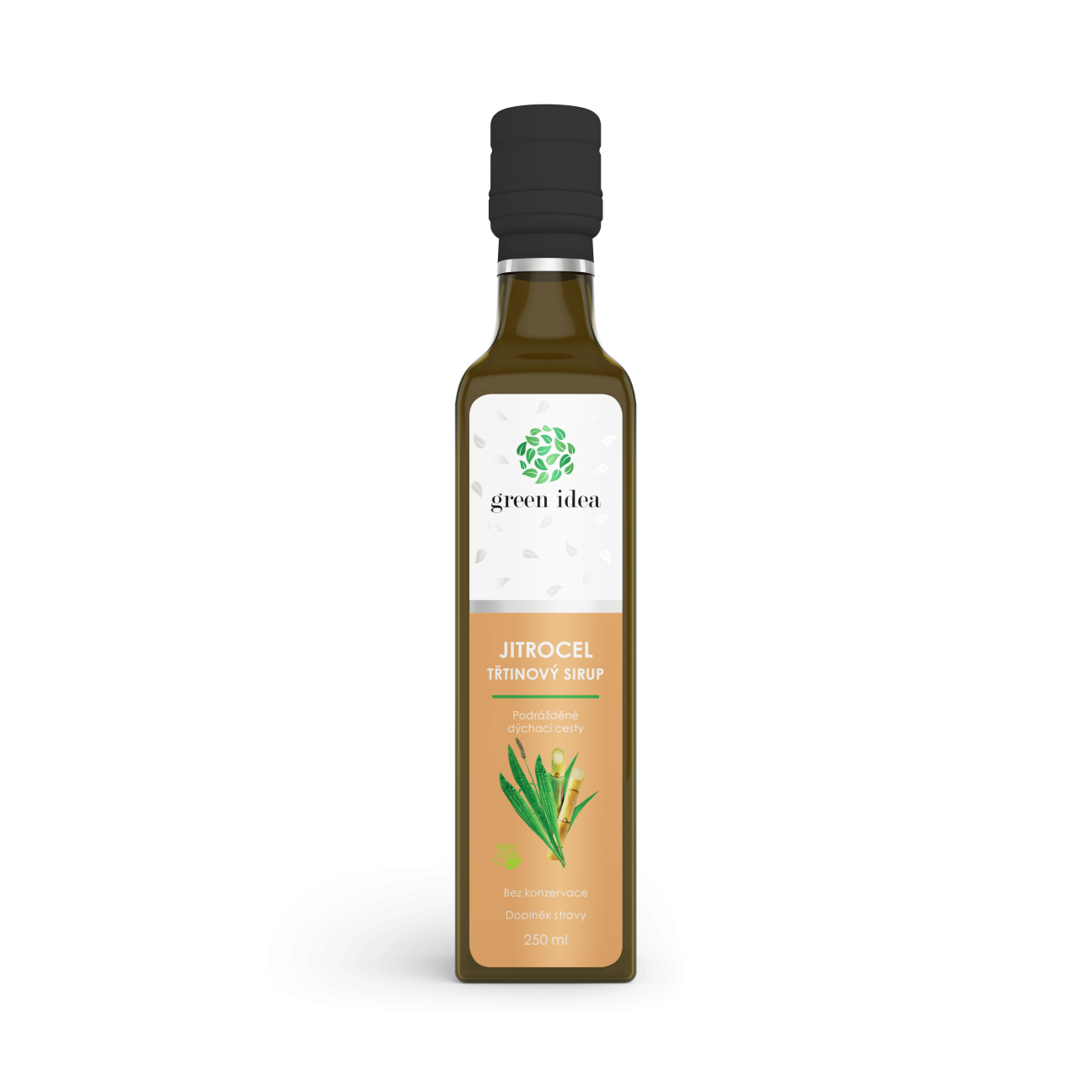 Skorocelový sirup - trstinový 250 ml - Green idea