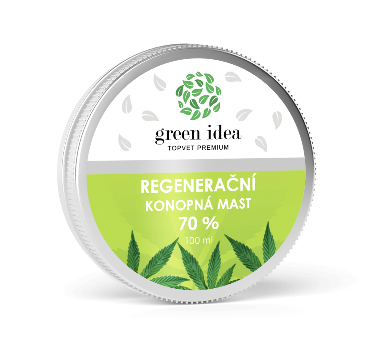 Konopná regeneračná masť 70 % 100 ml - Green idea