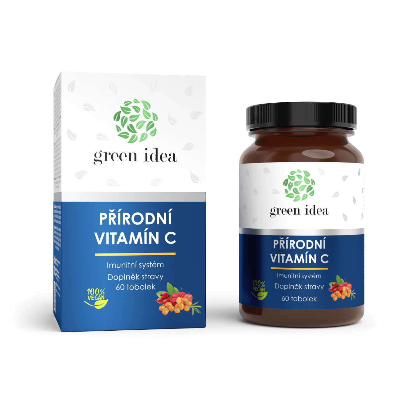 Prírodný vitamín C - 60 kapsúl - Green idea