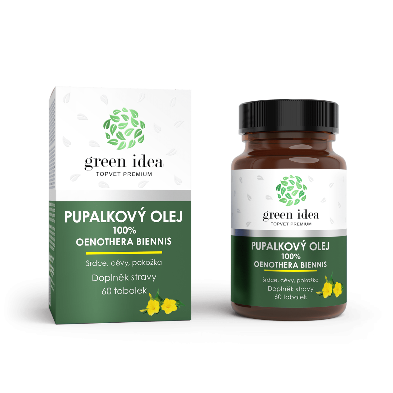 Pupalkový olej - 60 kapsúl - Green idea