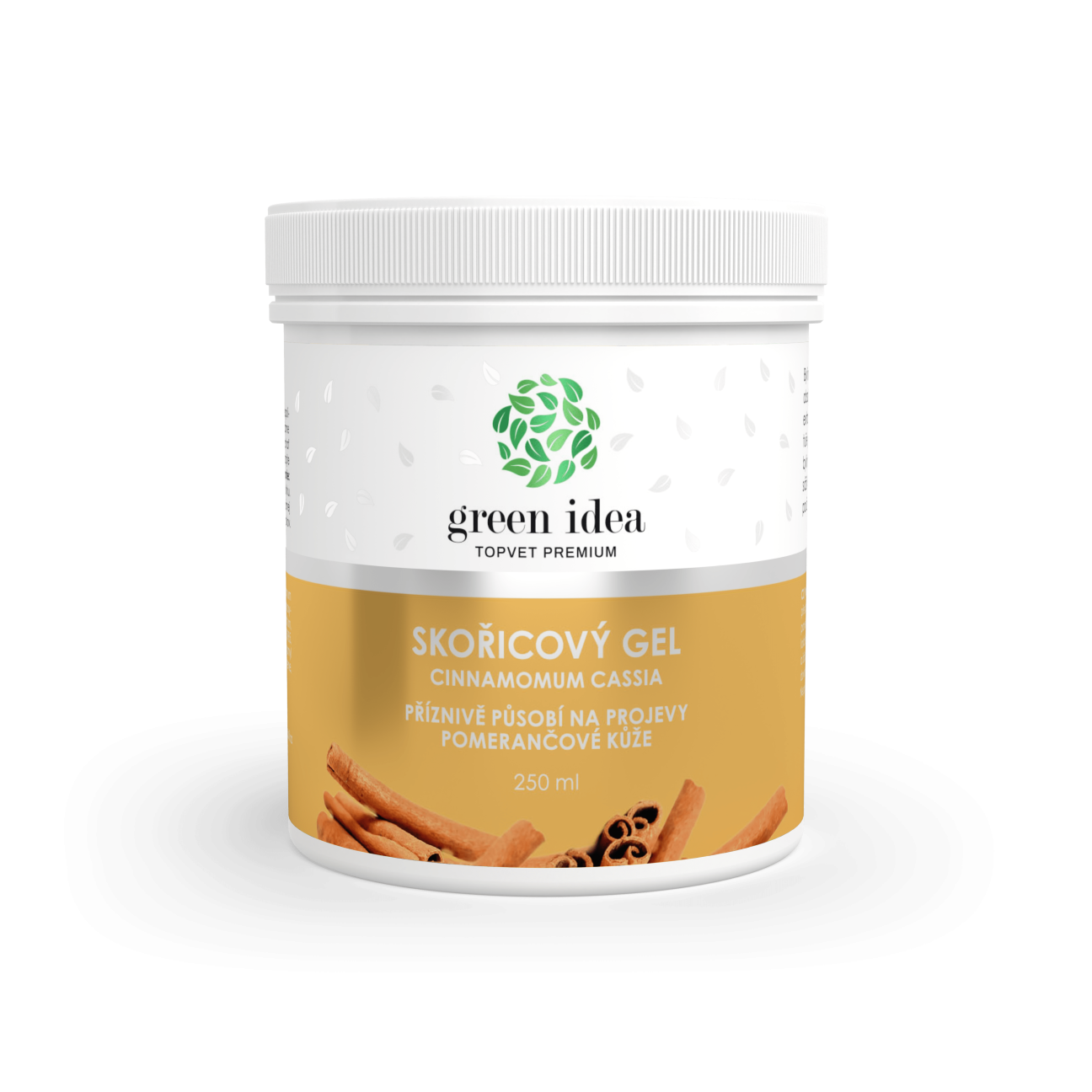 Škoricový masážny gél 250 ml - Green idea