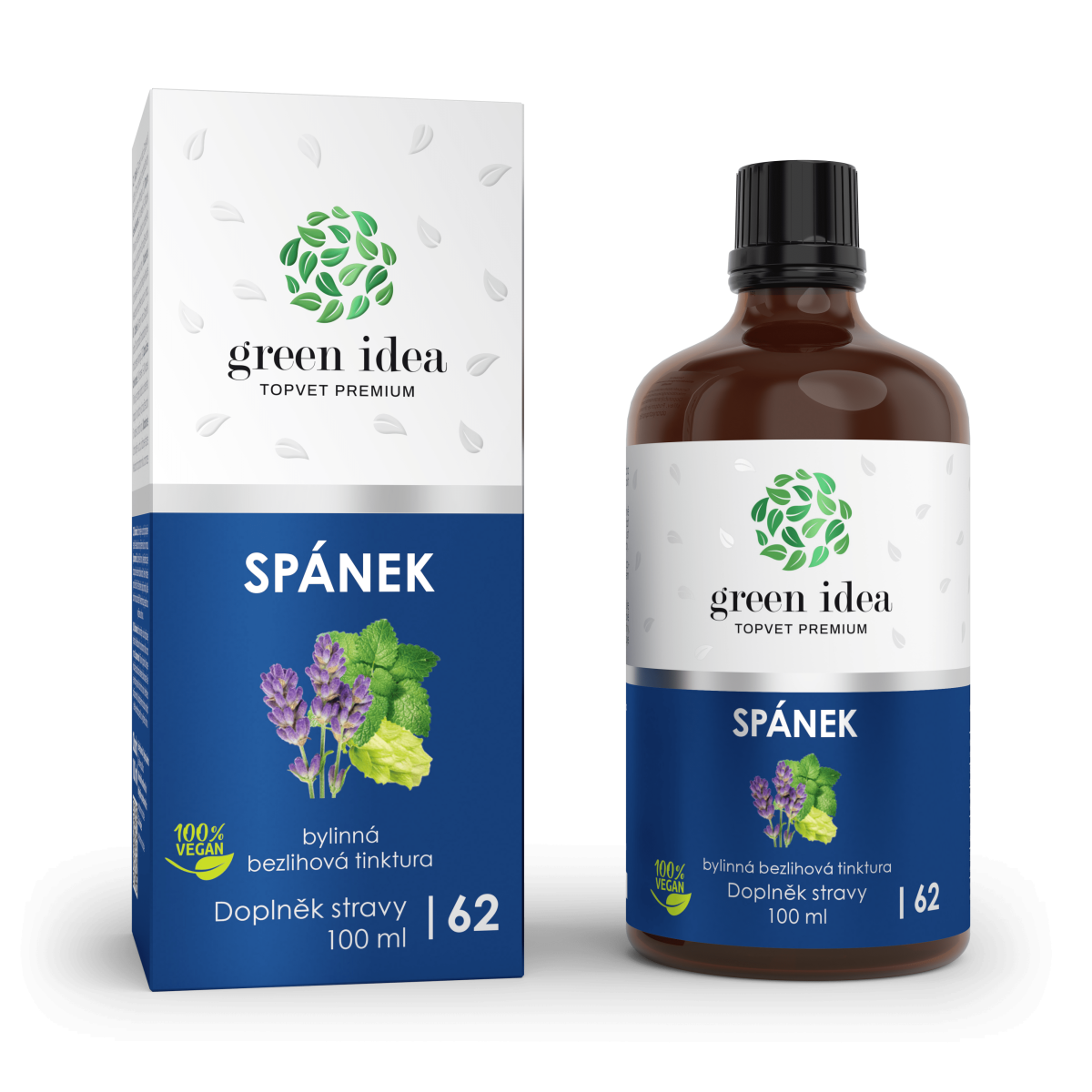 Spánok - bezliehová tinktúra 100 ml - Green idea