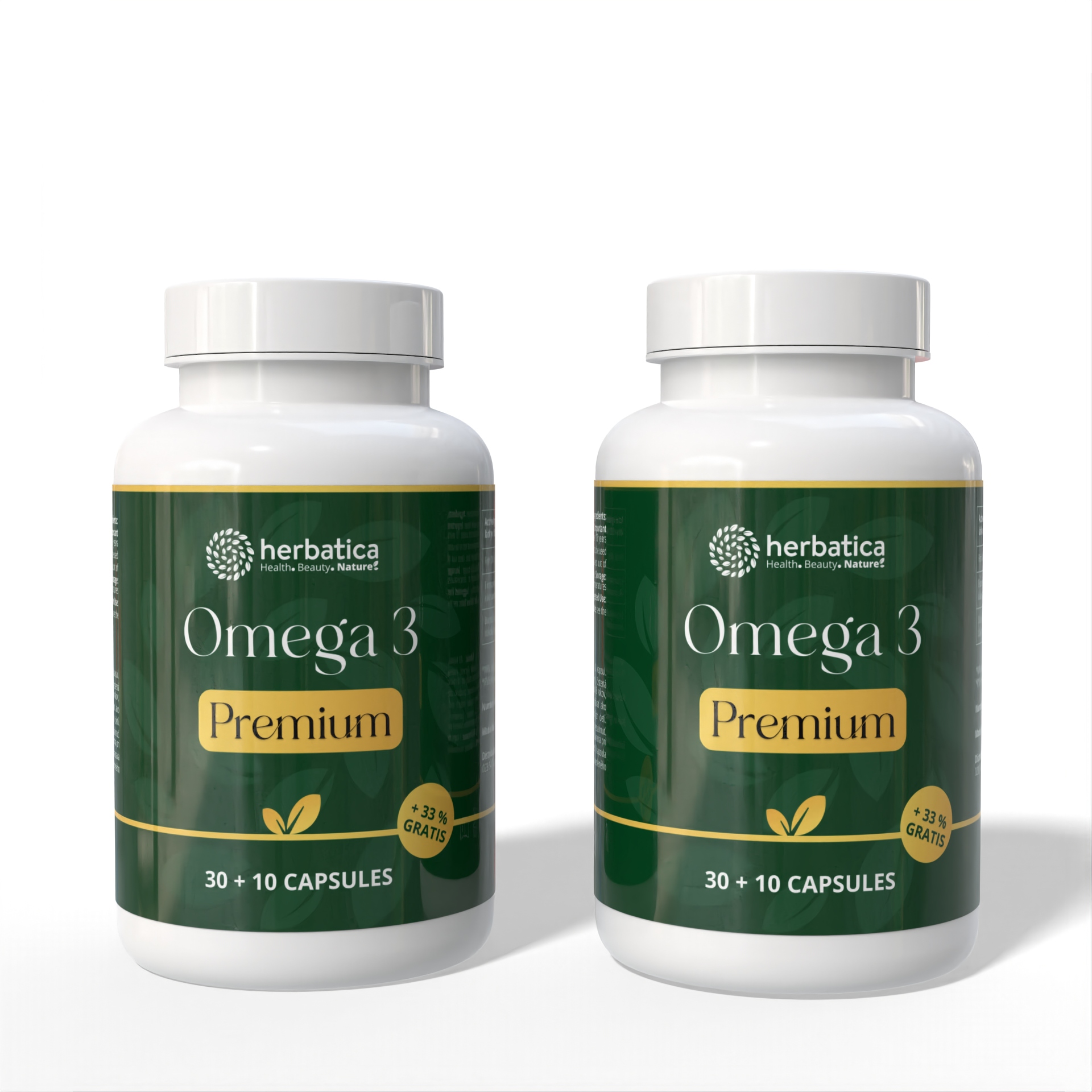 Zvýhodnený set: 2x Omega 3 Premium - 40 kapsúl - Herbatica