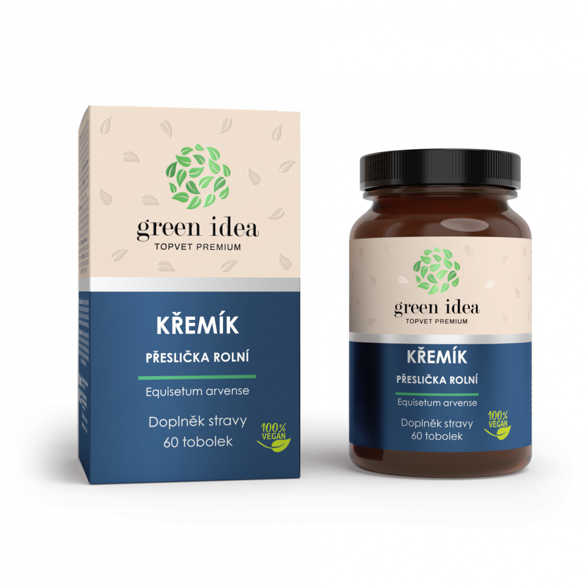 Kremík – Praslička roľná – 60 kapsúl – Green idea