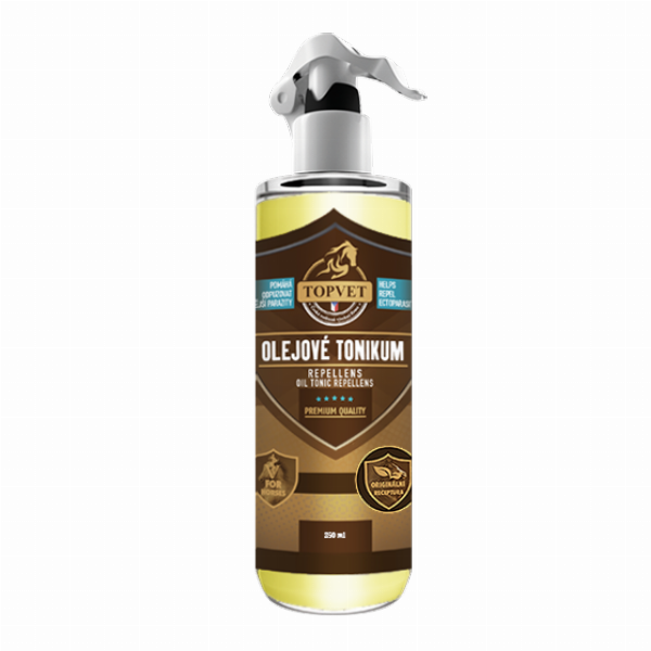 Olejové tonikum s repelentným účinkom pre kone – 250 ml – Green idea