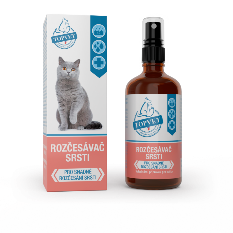 Rozčesávač srsti pre mačky 100 ml - Green idea