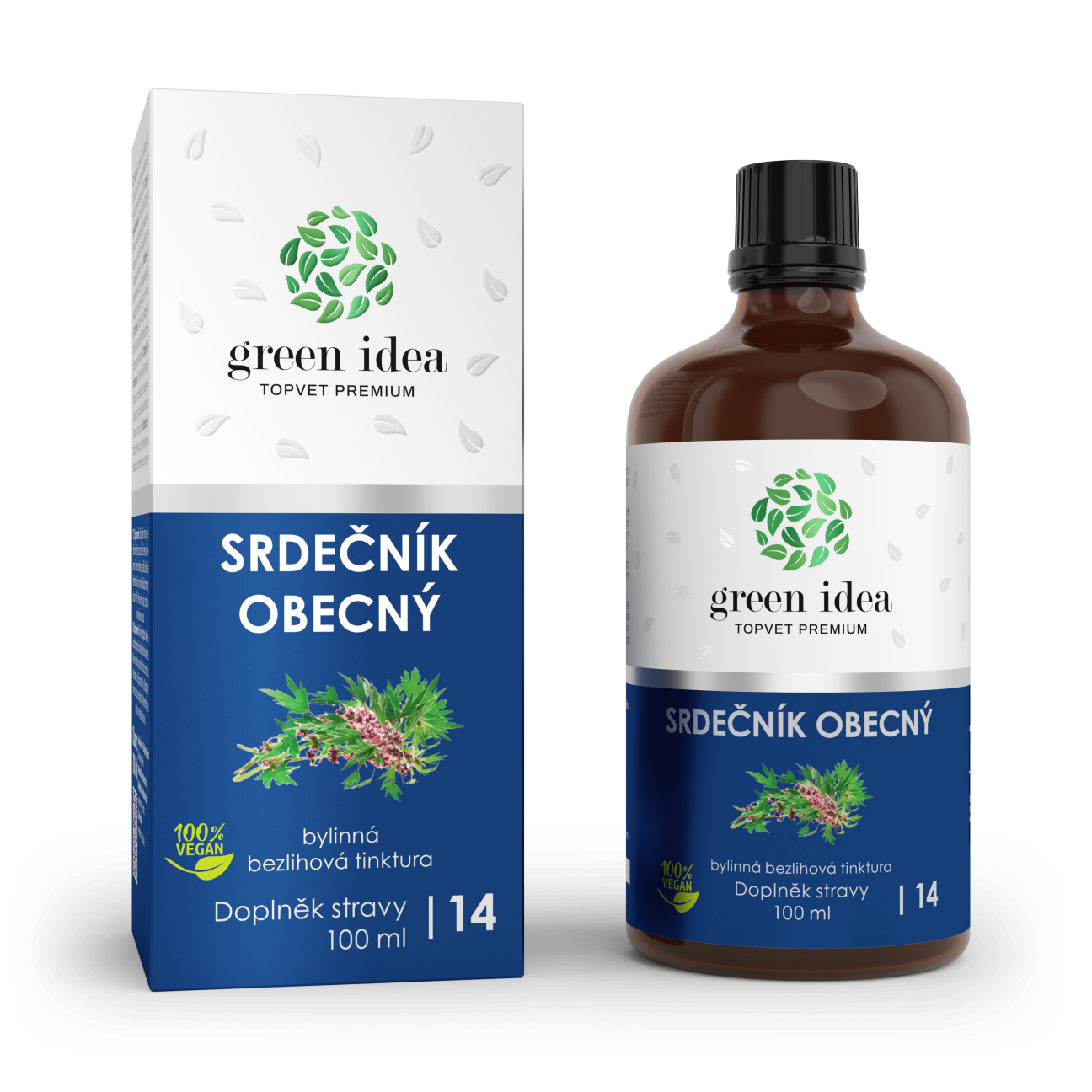 Srdcovník - bezliehová tinktúra 100 ml - Green idea