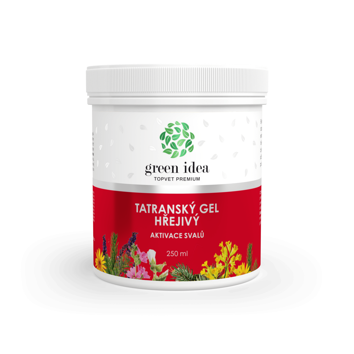 Tatranský bylinný gél - hrejivý 250 ml - Green idea