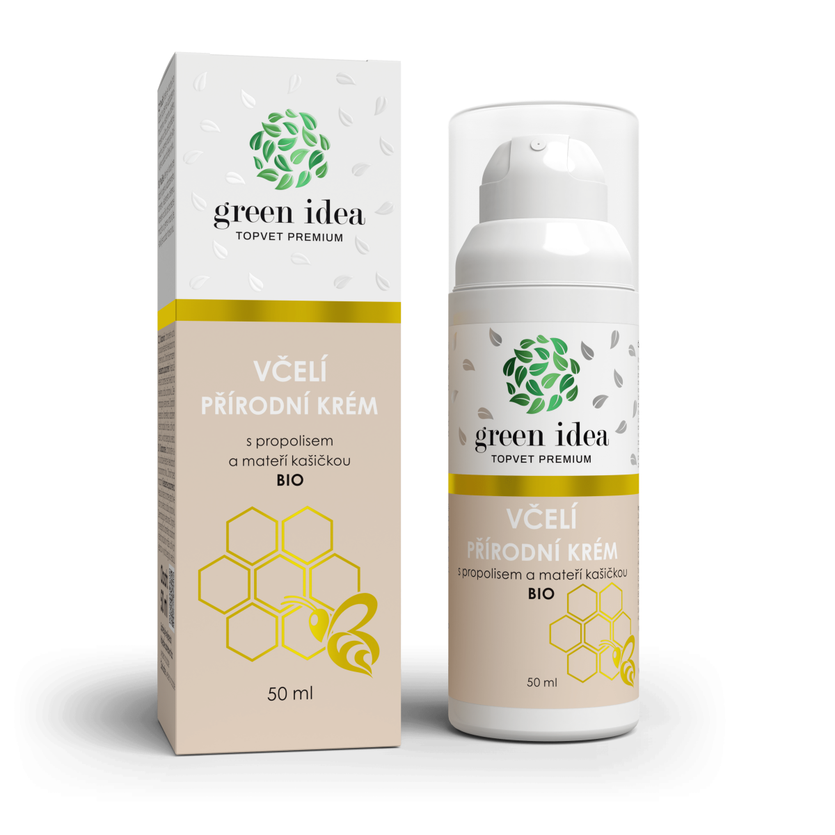 Včelí prírodný krém 50 ml - Green idea