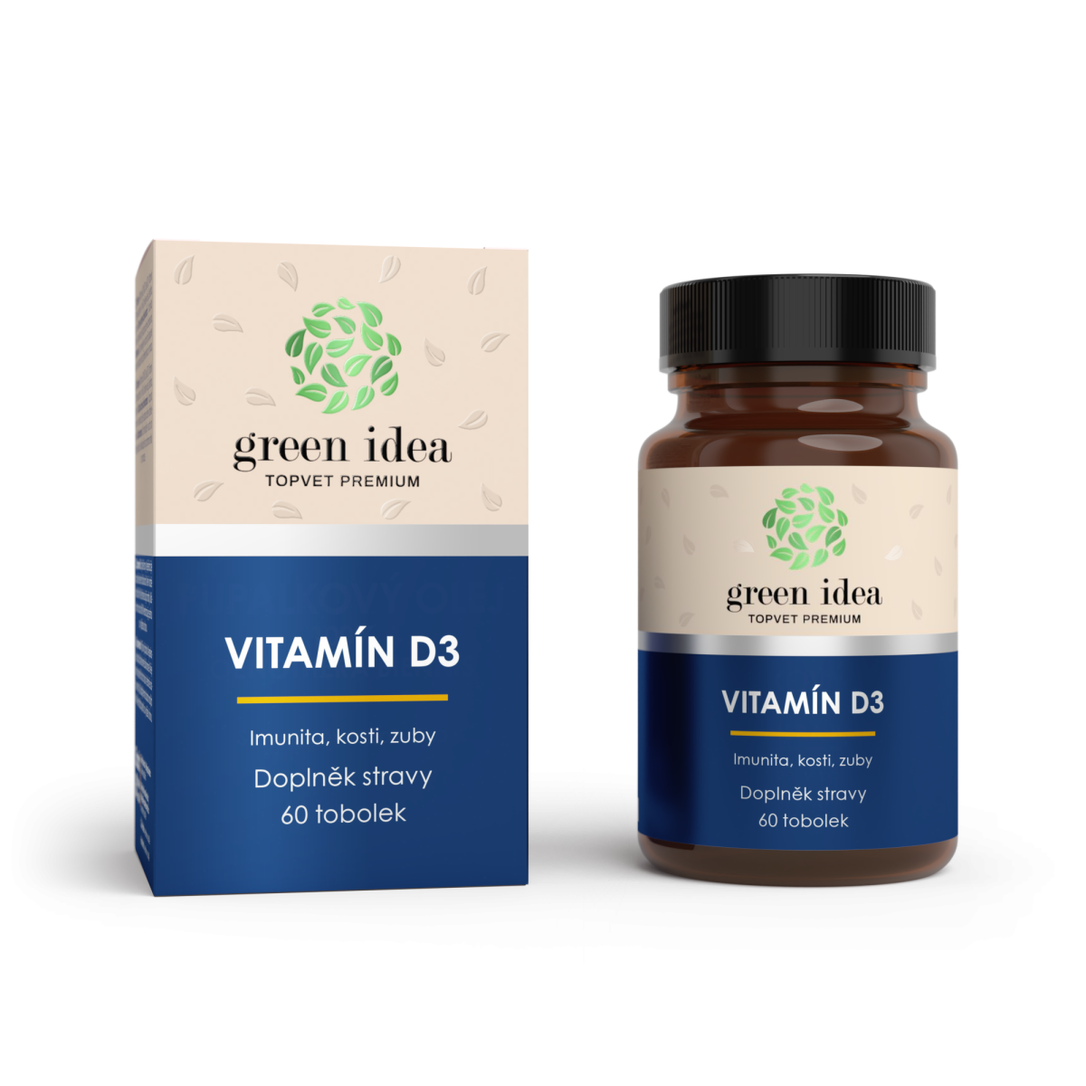 Vitamín D3 – kapsuly 60 ks – Green idea