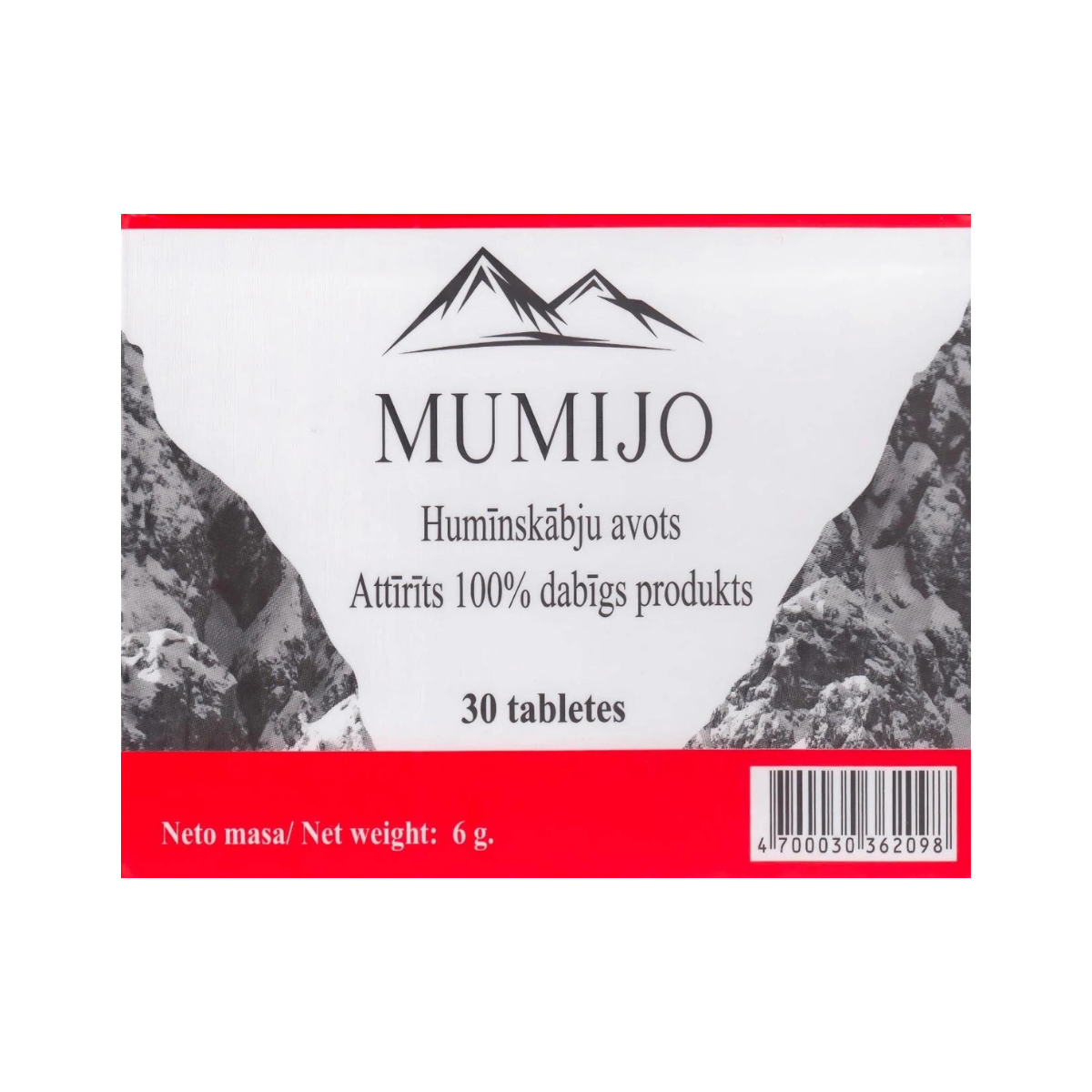 Altajské mumio Shilajit - 30 tabliet - BIOVIT LLC