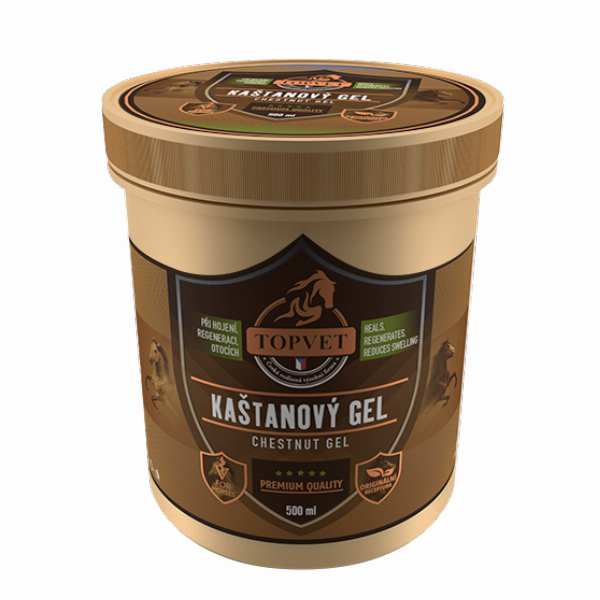 Gaštanový gél pre kone 500 ml - Green idea