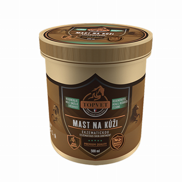 Masť na ekzémovú pokožku pre kone 500 ml – Green idea