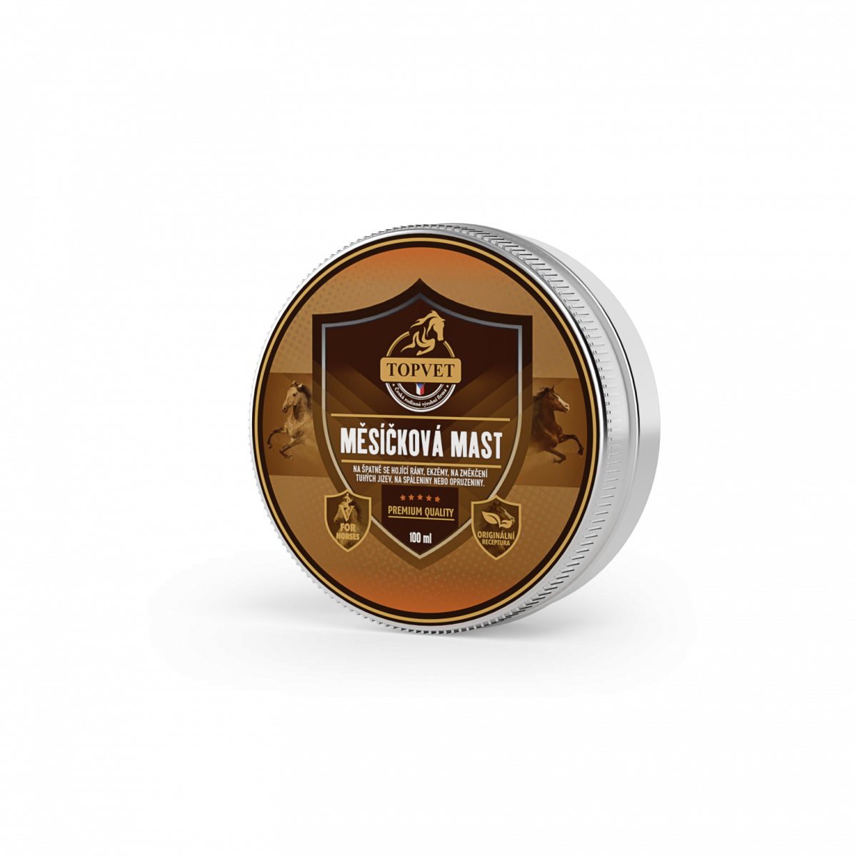 Nechtíková masť pre kone 100 ml – Green idea